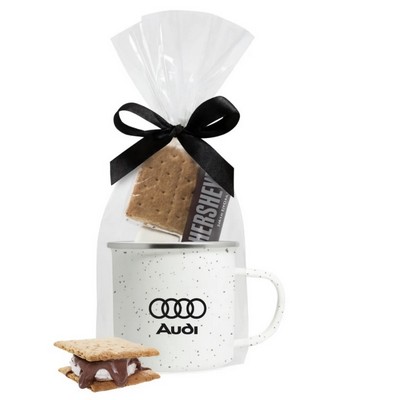 Enamel Mug with Smore's Kit