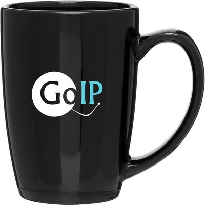 14 oz Contour Ceramic Mug (Black)
