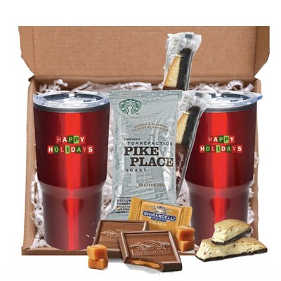 Holiday Tumbler Set with Starbucks Coffee