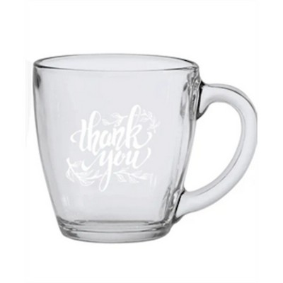 16 Oz. Bistro Glass Coffee Mug