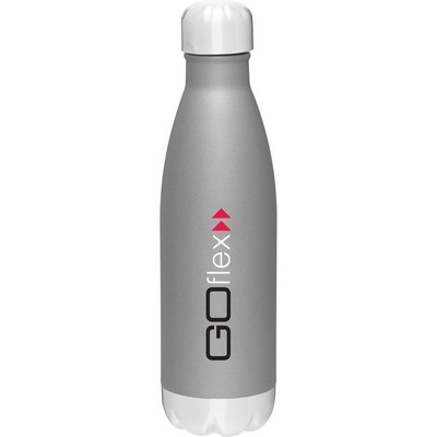 17 oz h2go Force Water Bottle (Matte Gray)