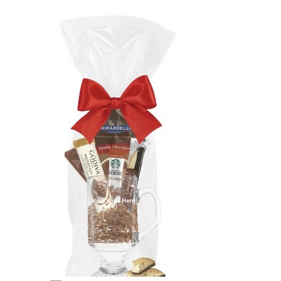 Best of Godiva, Starbucks, & Ghirardelli Glass Gift Mug